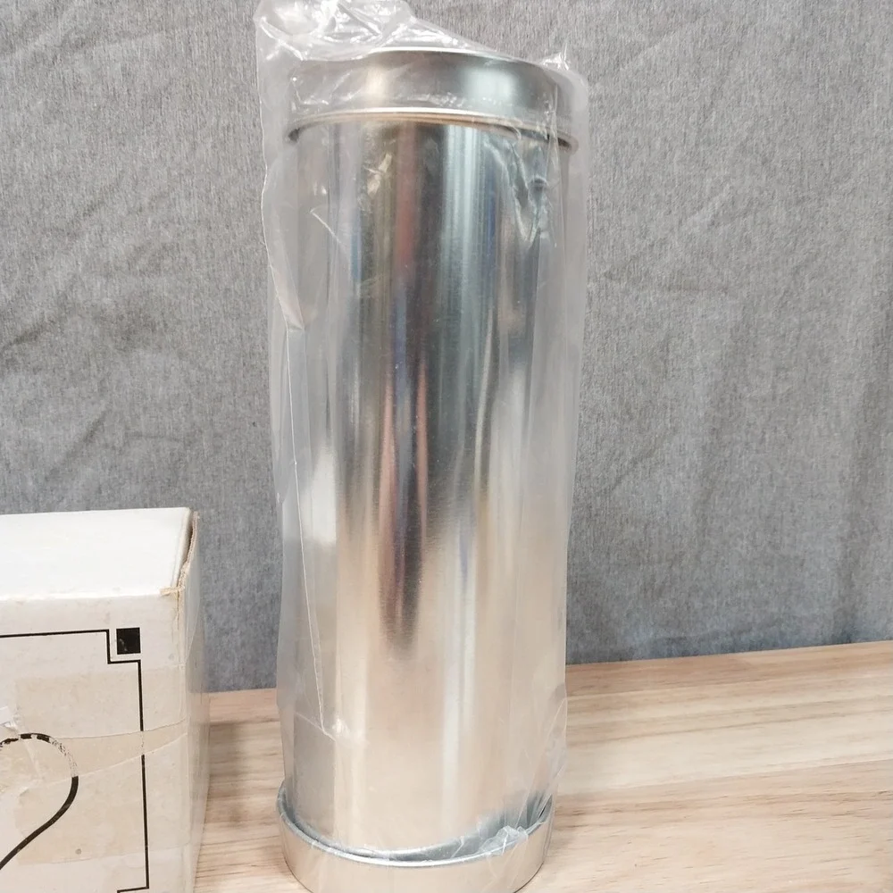 Pampered Chef Heart Bread Tube Vintage 1560 Silver